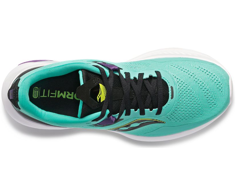 Women's Saucony Guide 15 Walking Shoes Mint | UK-60275