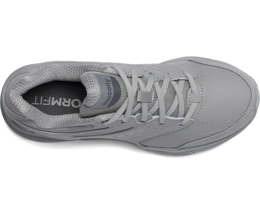 Women's Saucony Integrity Walker 3 Extra Wide Walking Shoes Grey | UK-60953