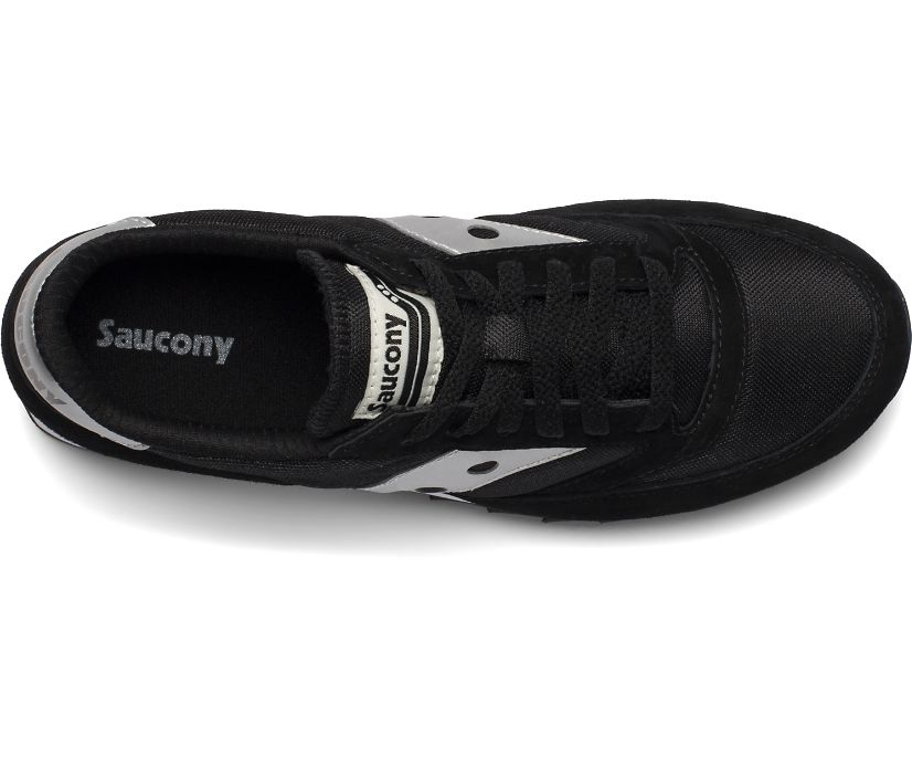 Women's Saucony Jazz 81 Sneakers Black Silver | UK-85601