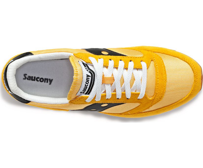 Women's Saucony Jazz 81 Sneakers Yellow Black | UK-38427