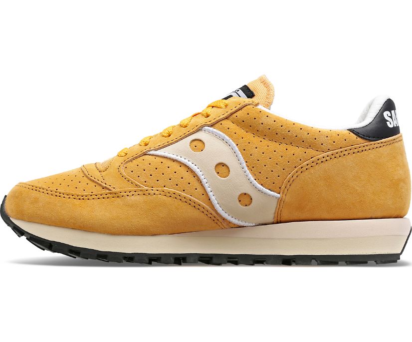 Women's Saucony Jazz 81 Suede Sneakers Mustard Grey | UK-65471