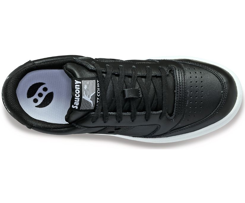 Women's Saucony Jazz Court Sneakers Black Black | UK-68451