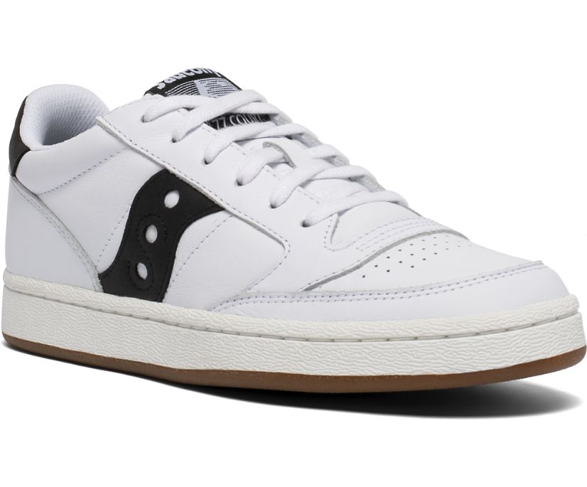 Women's Saucony Jazz Court Sneakers White Black | UK-46297