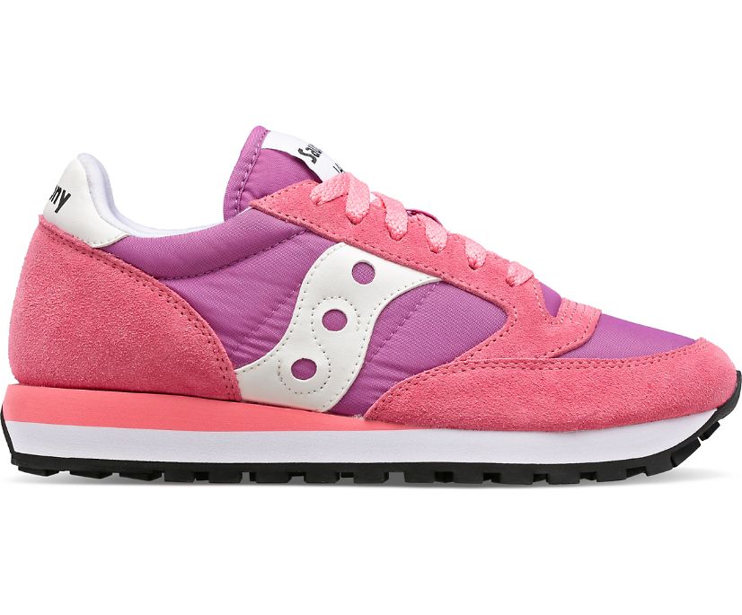 Women\'s Saucony Jazz Original Sneakers Pink White | UK-36489