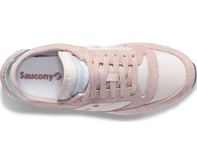 Women's Saucony Jazz Triple Walking Shoes Brown Pink | UK-15049