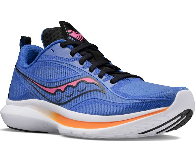Women's Saucony Kinvara 13 Running Shoes Blue | UK-46259