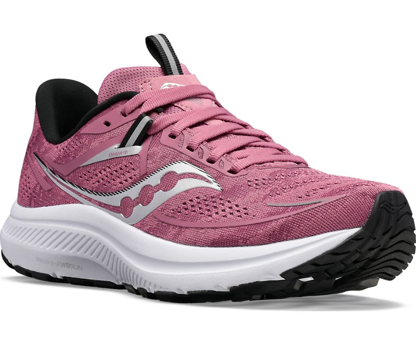 Women's Saucony Omni 21 Running Shoes Black | UK-47230