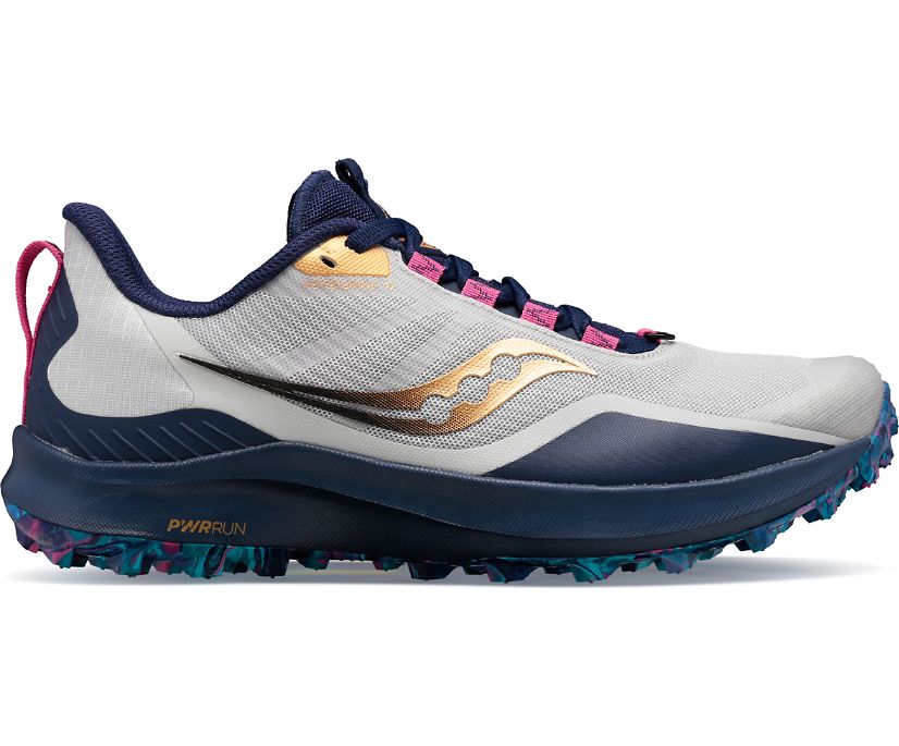 Women\'s Saucony Peregrine 12 Trail Running Shoes Grey | UK-36874