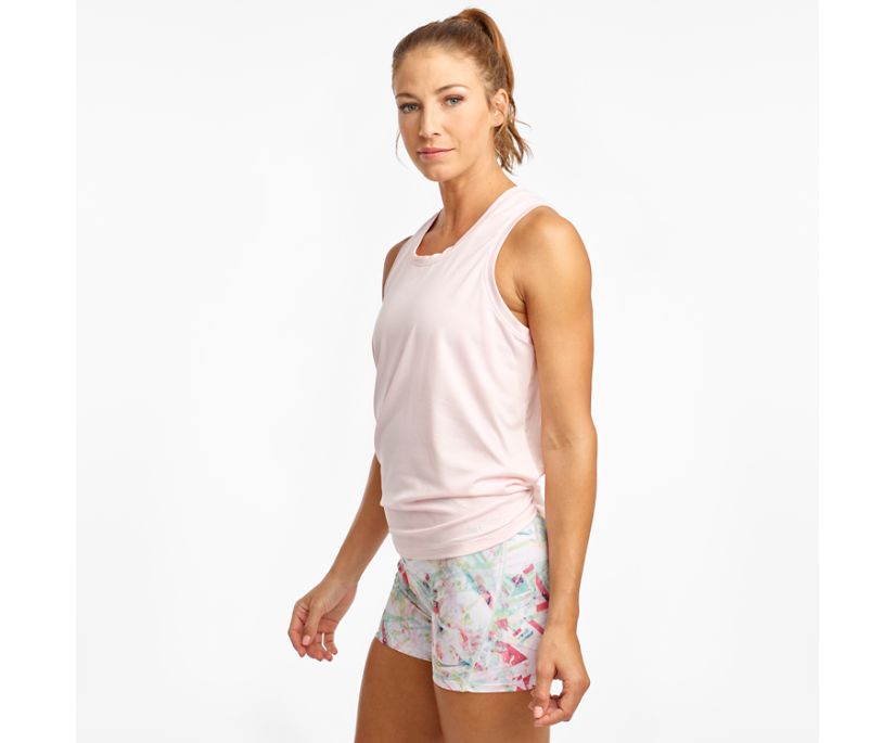Women's Saucony Rerun Tank Tank Pink | UK-19048