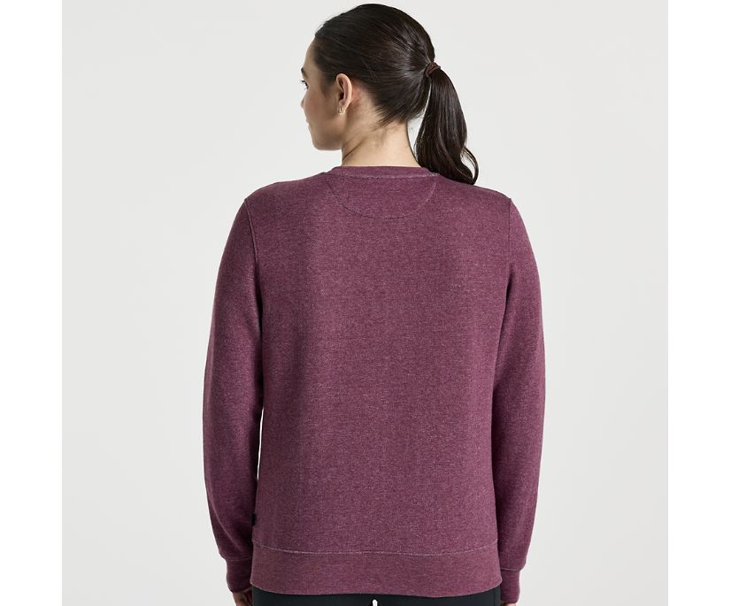 Women's Saucony Rested Crewneck Grey | UK-52964