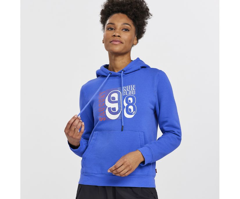 Women\'s Saucony Rested Hoodie Blue | UK-15489