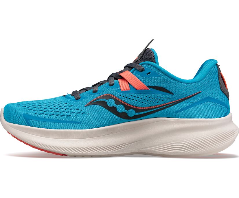 Women's Saucony Ride 15 Running Shoes Grey | UK-35816