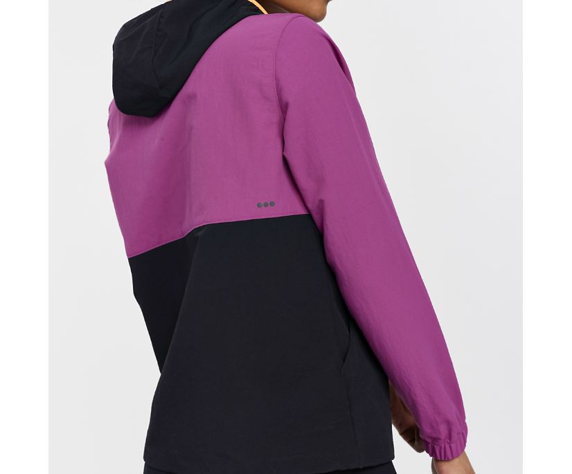 Women's Saucony Saucony Track Anorak Anorak Black | UK-45891