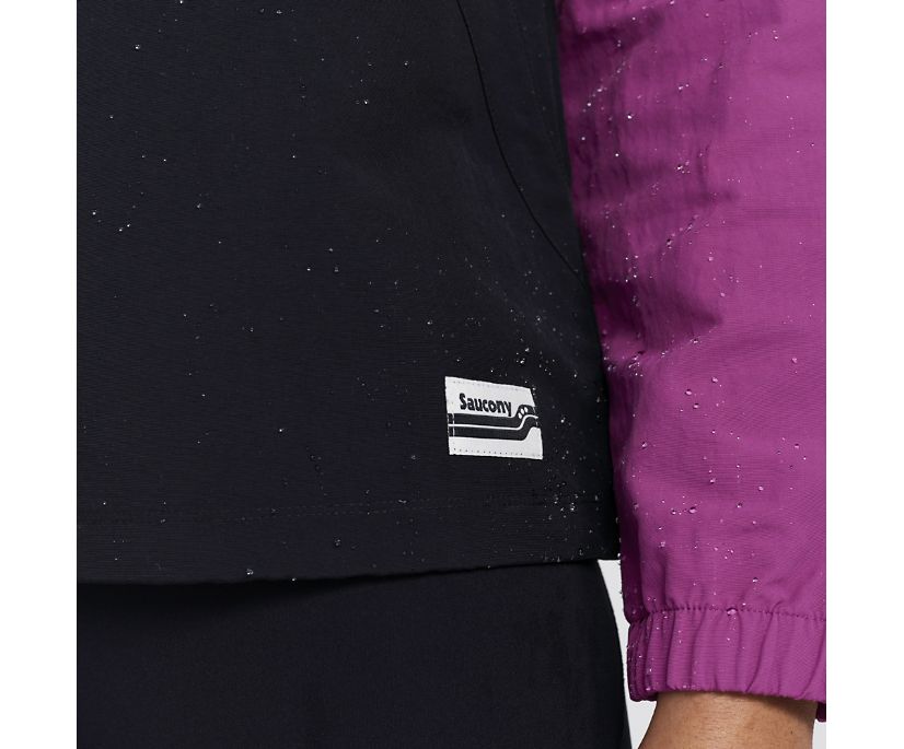 Women's Saucony Saucony Track Anorak Anorak Black | UK-45891
