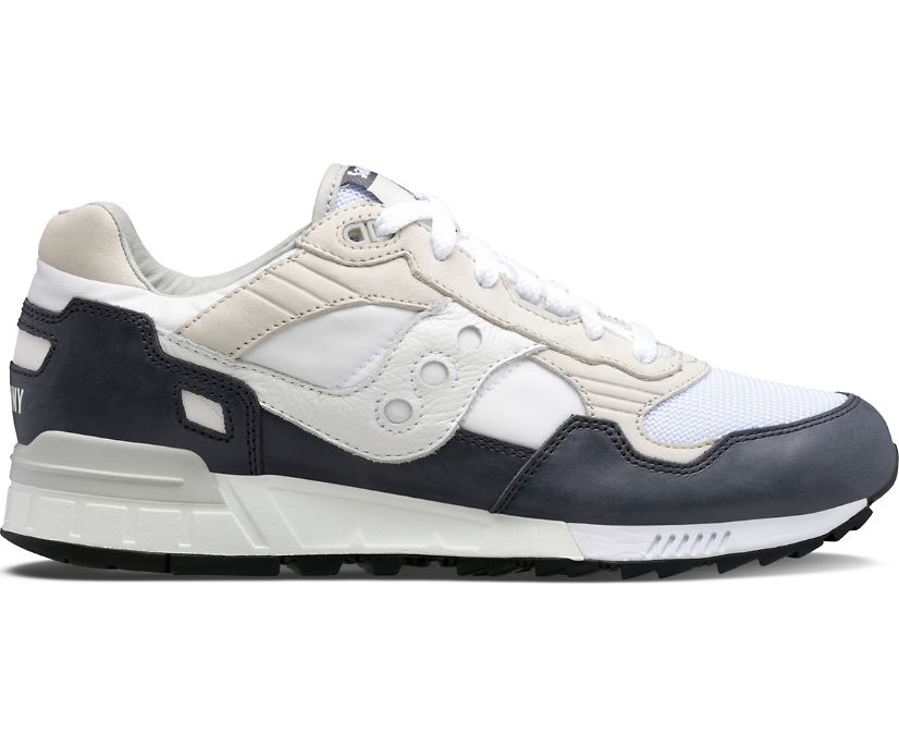 Women\'s Saucony Shadow 5000 Premier Sneakers White Navy | UK-97831