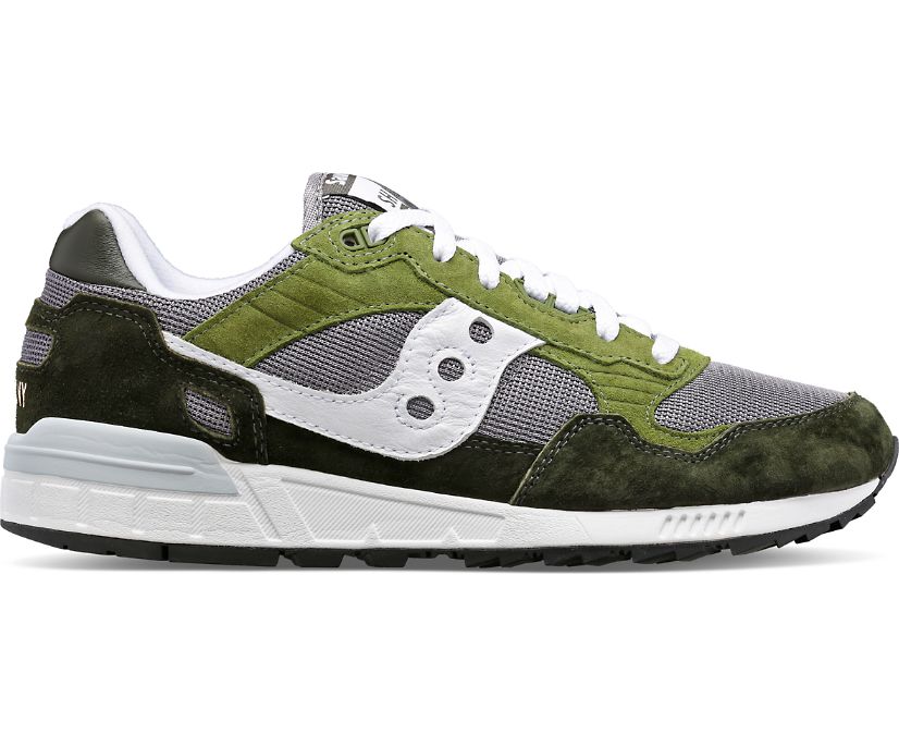 Women\'s Saucony Shadow 5000 Sneakers Green White | UK-80124
