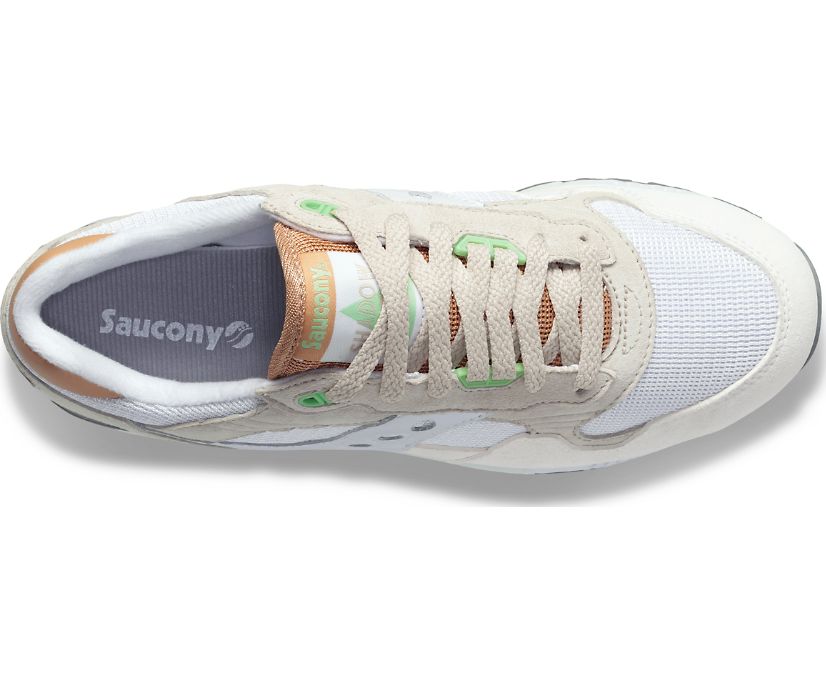 Women's Saucony Shadow 5000 Sneakers White Light Grey | UK-60147