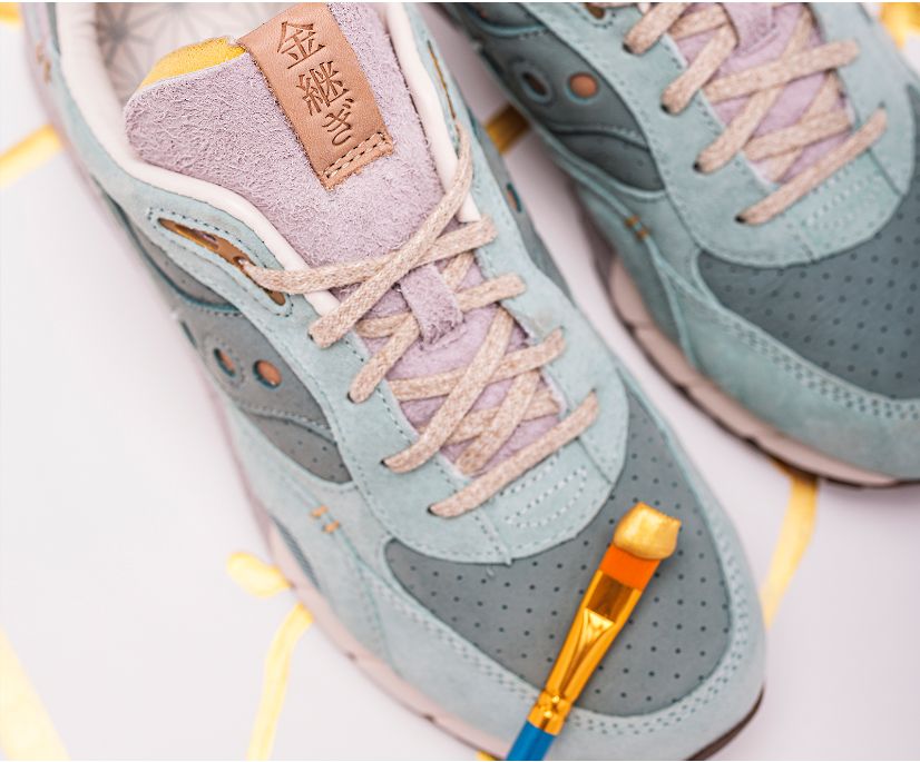 Women's Saucony Shadow 6000 Kintsugi Sneakers Grey Black | UK-12659