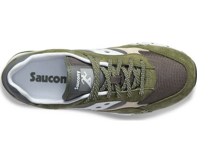 Women's Saucony Shadow 6000 Premium Sneakers Green Beige | UK-78539
