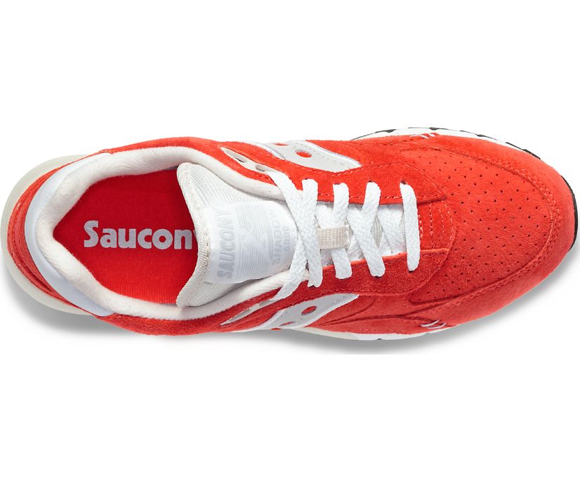 Women's Saucony Shadow 6000 Suede Premium Sneakers Red | UK-97240