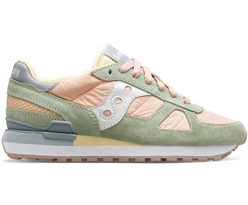 Women\'s Saucony Shadow Original Pastel Sneakers Light Green Pink | UK-51308