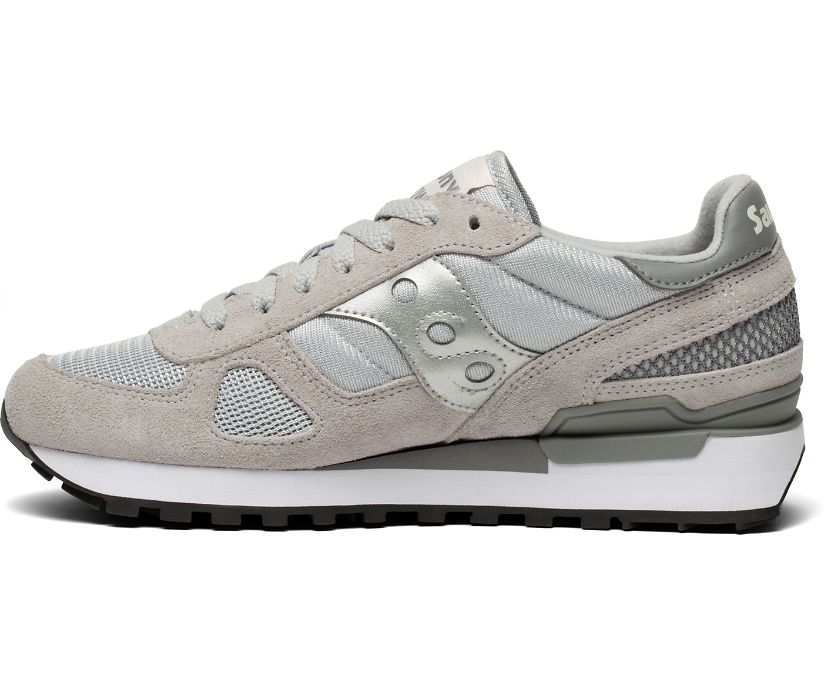 Women's Saucony Shadow Original Sneakers Grey Silver | UK-16809