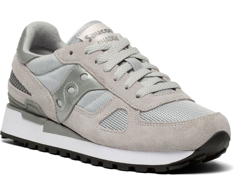 Women's Saucony Shadow Original Sneakers Grey Silver | UK-16809