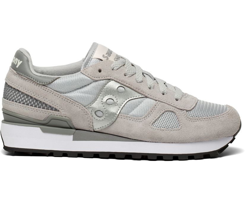 Women\'s Saucony Shadow Original Sneakers Grey Silver | UK-16809