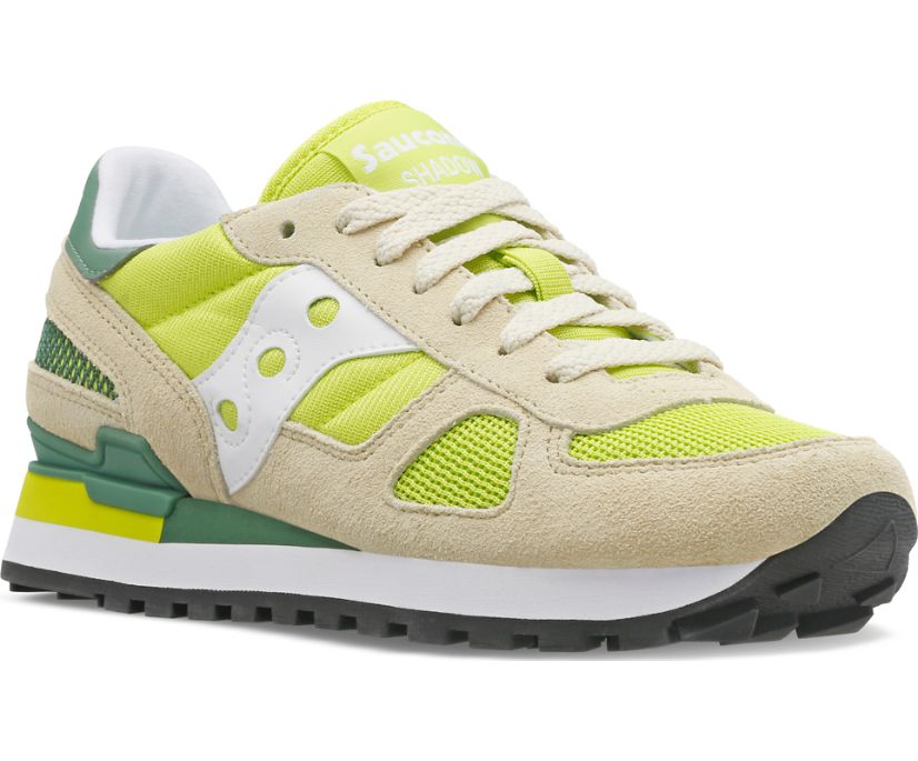 Women's Saucony Shadow Original Sneakers Beige Light Green | UK-73821