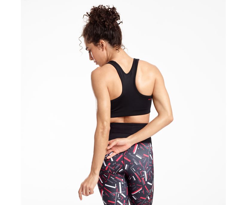 Women's Saucony Skyrocket Running Bras Black | UK-93814