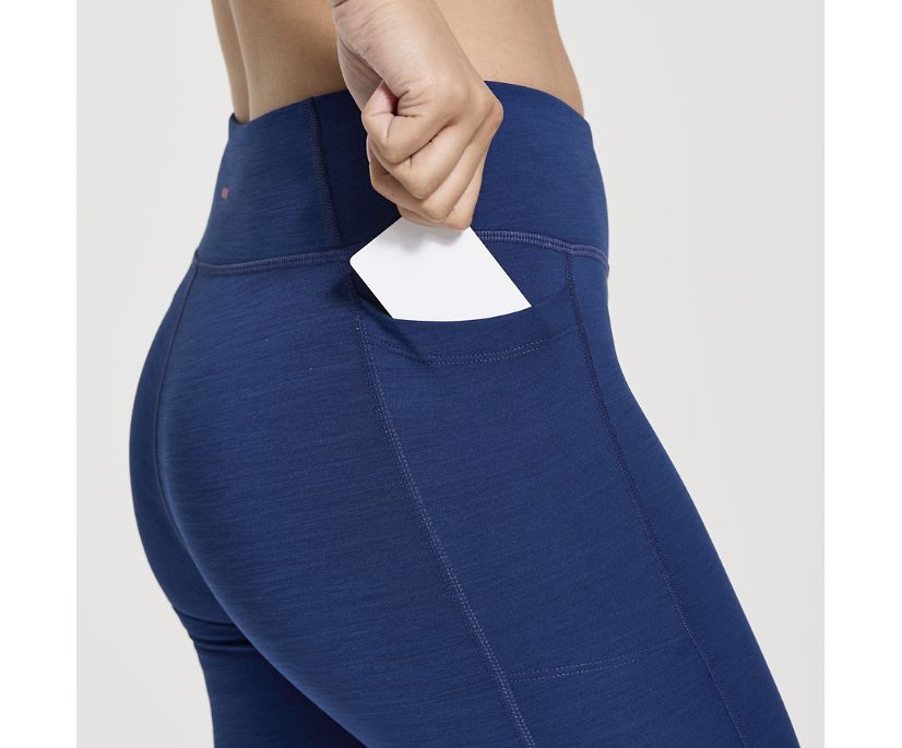 Women's Saucony Solstice Tight Blue | UK-57694
