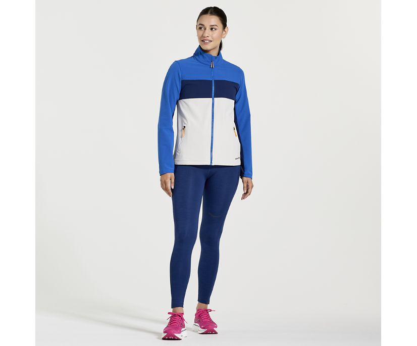 Women's Saucony Solstice Tight Blue | UK-57694