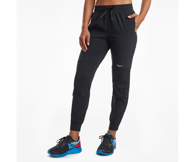 Women's Saucony Summit Jogger Pant Black | UK-83719
