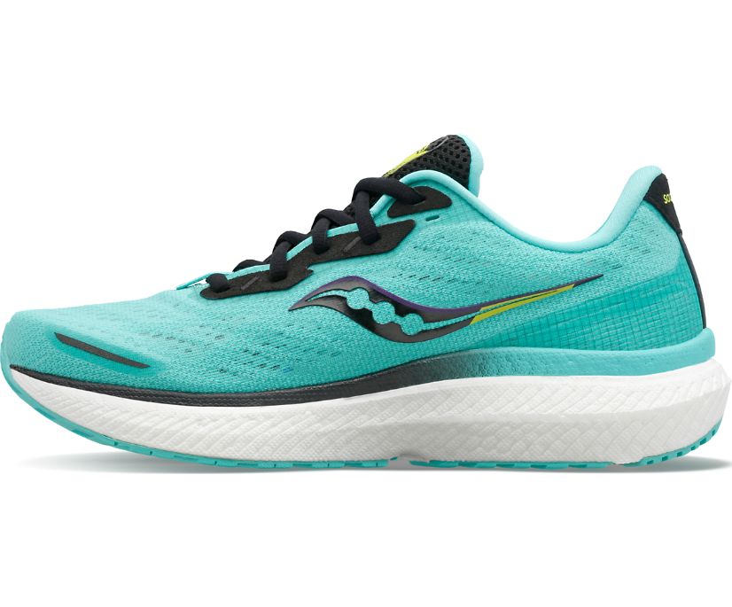 Women's Saucony Triumph 19 Walking Shoes Mint | UK-39756