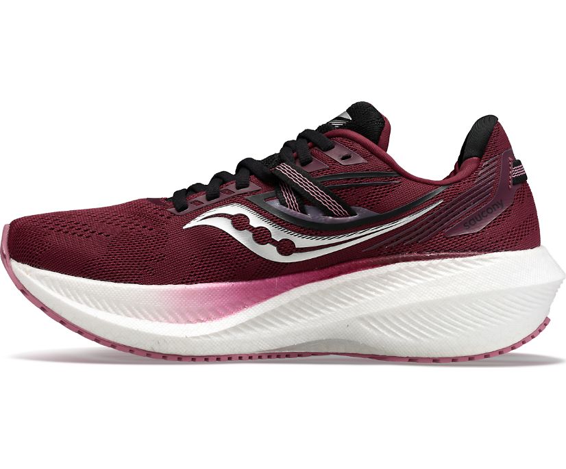 Women's Saucony Triumph 20 Walking Shoes Orange Rose | UK-91854