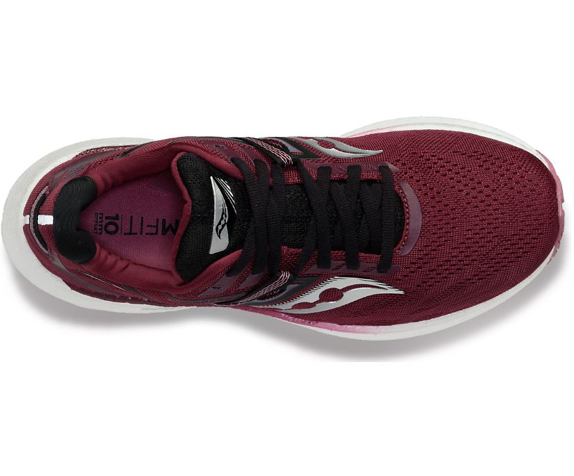 Women's Saucony Triumph 20 Walking Shoes Orange Rose | UK-91854