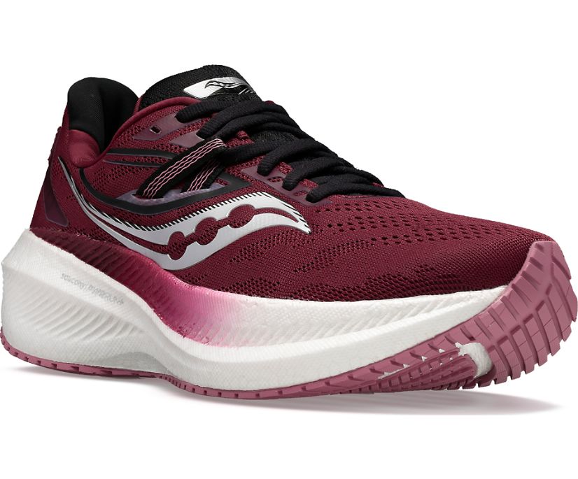 Women's Saucony Triumph 20 Walking Shoes Orange Rose | UK-91854