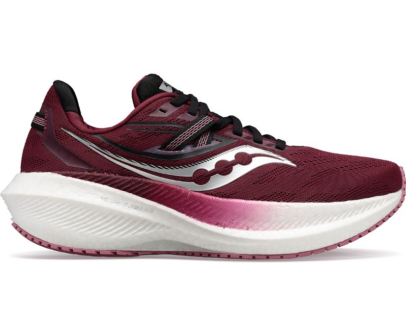 Women\'s Saucony Triumph 20 Walking Shoes Orange Rose | UK-91854