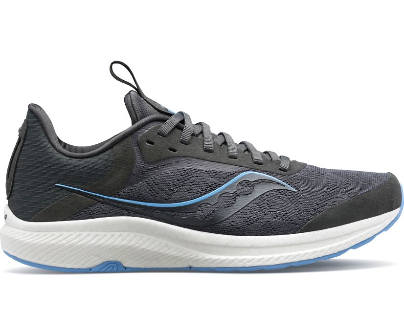 Women's Saucony Freedom 5 Running Shoes Grey | UK-40176