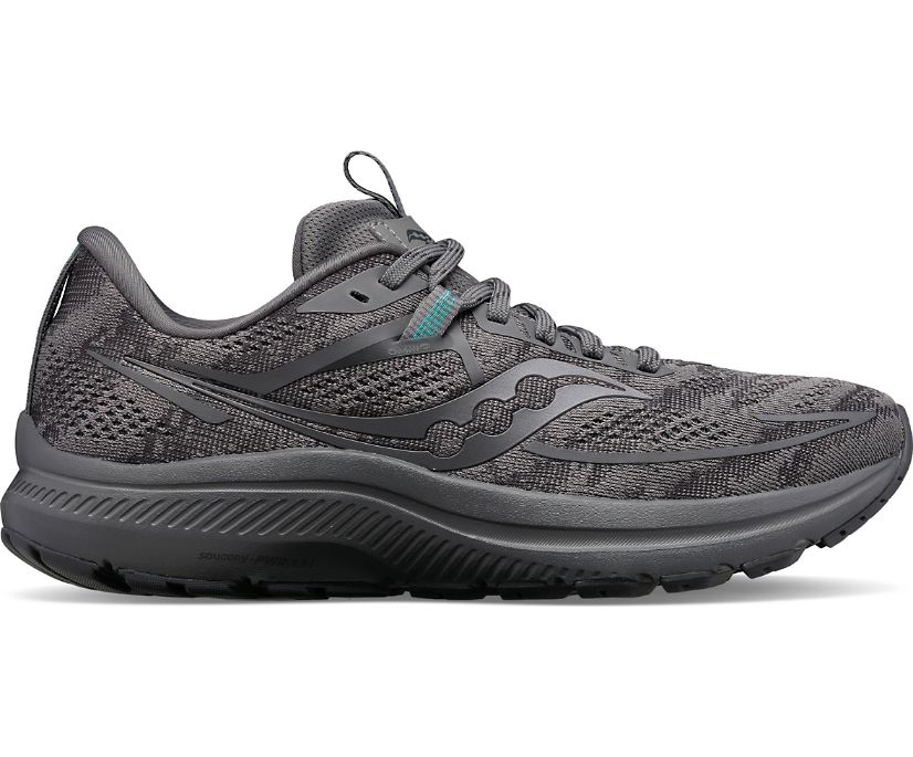 Women's Saucony Omni 21 Wide Running Shoes Grey | UK-78039