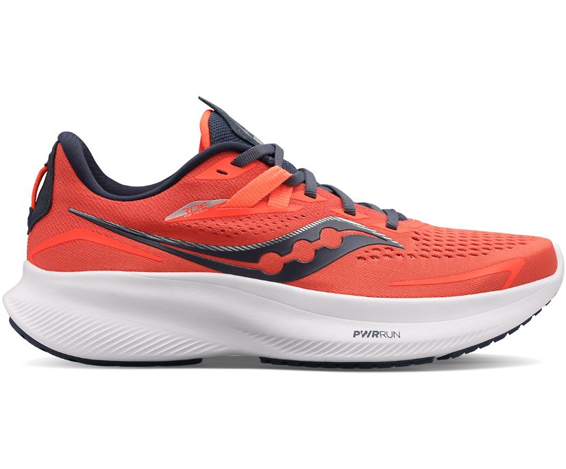Women's Saucony Ride 15 Running Shoes Red | UK-92348