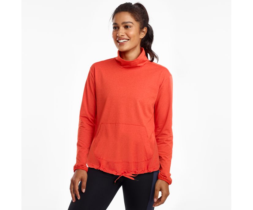 Women's Saucony Sunday Pocket Long Sleeve Orange | UK-65379